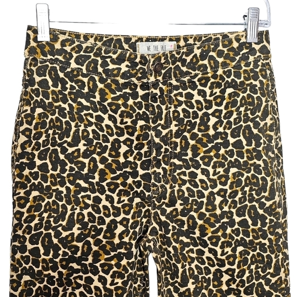 Free People Leopard Print Skinny Pants - Picture 5 of 12